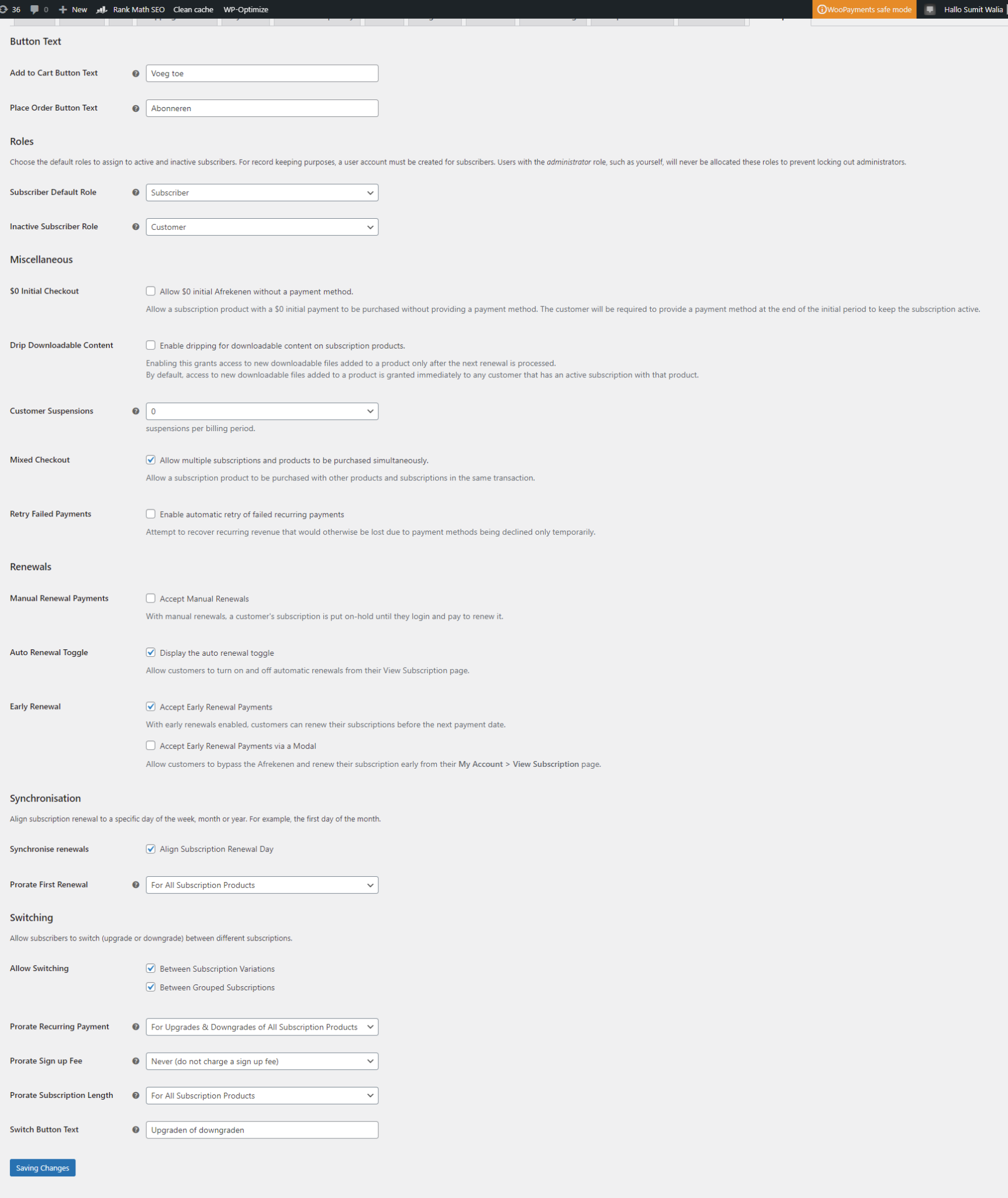 Trion WooCommerce Subscription Plugin Documentation